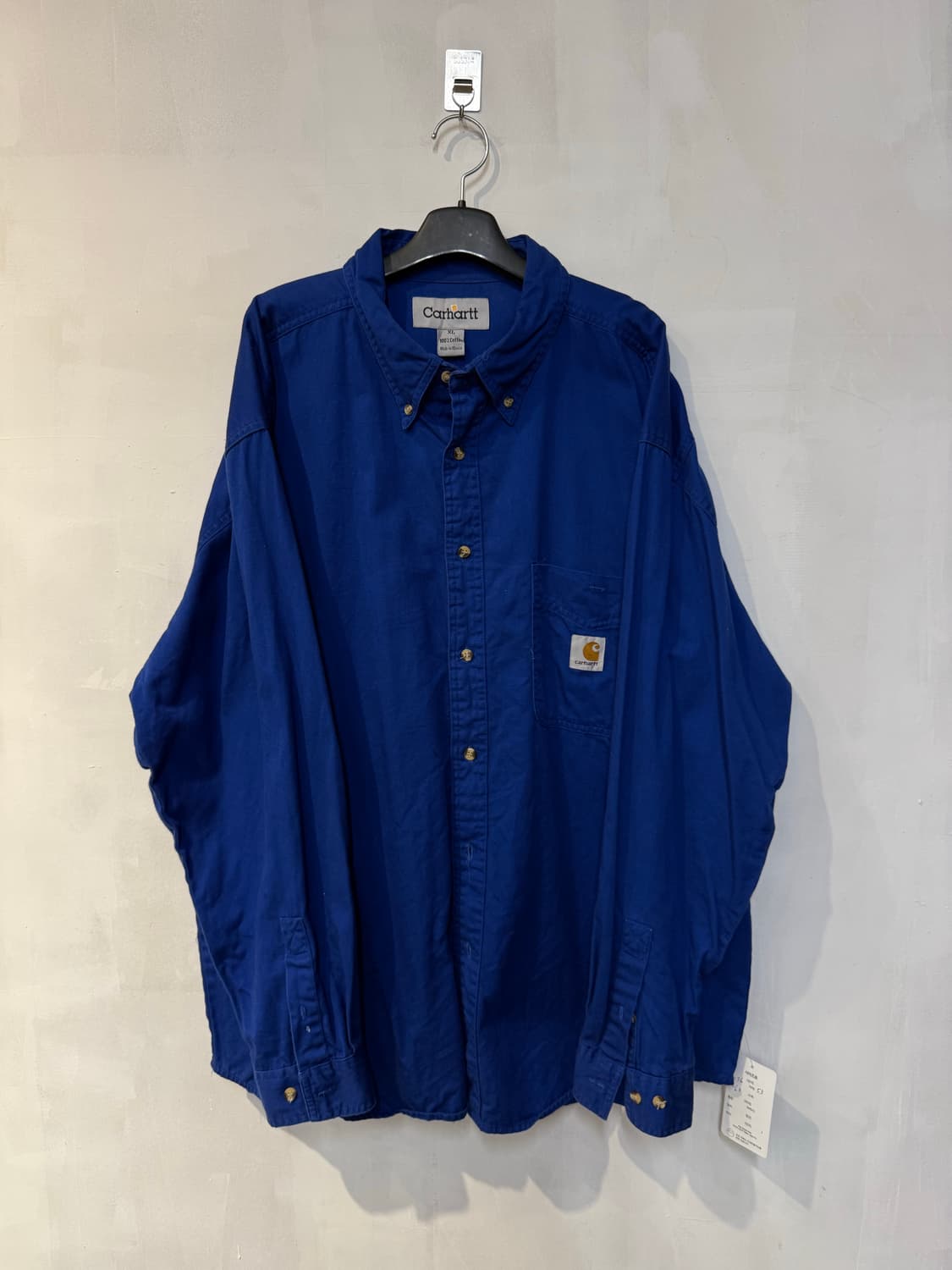칼하트 블루 긴팔셔츠 상품이미지1