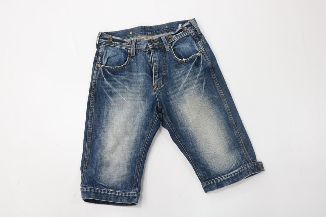 e.a.p 빈티지 신치백 하프 데님 팬츠 상품이미지6