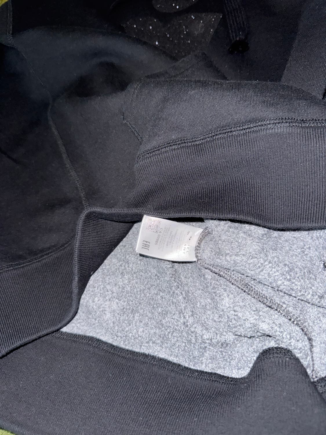 [34] 이자벨마랑 에뚜왈 만셀 글리터 로고 루즈 핏 후디 블랙 상품이미지6