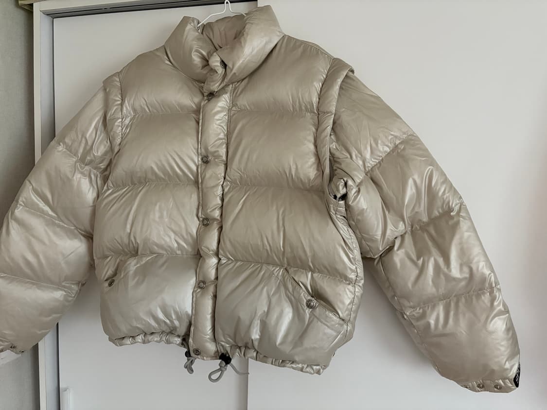 헤리티지플로스 남성용 패딩 m 사이즈 실버 상품이미지1