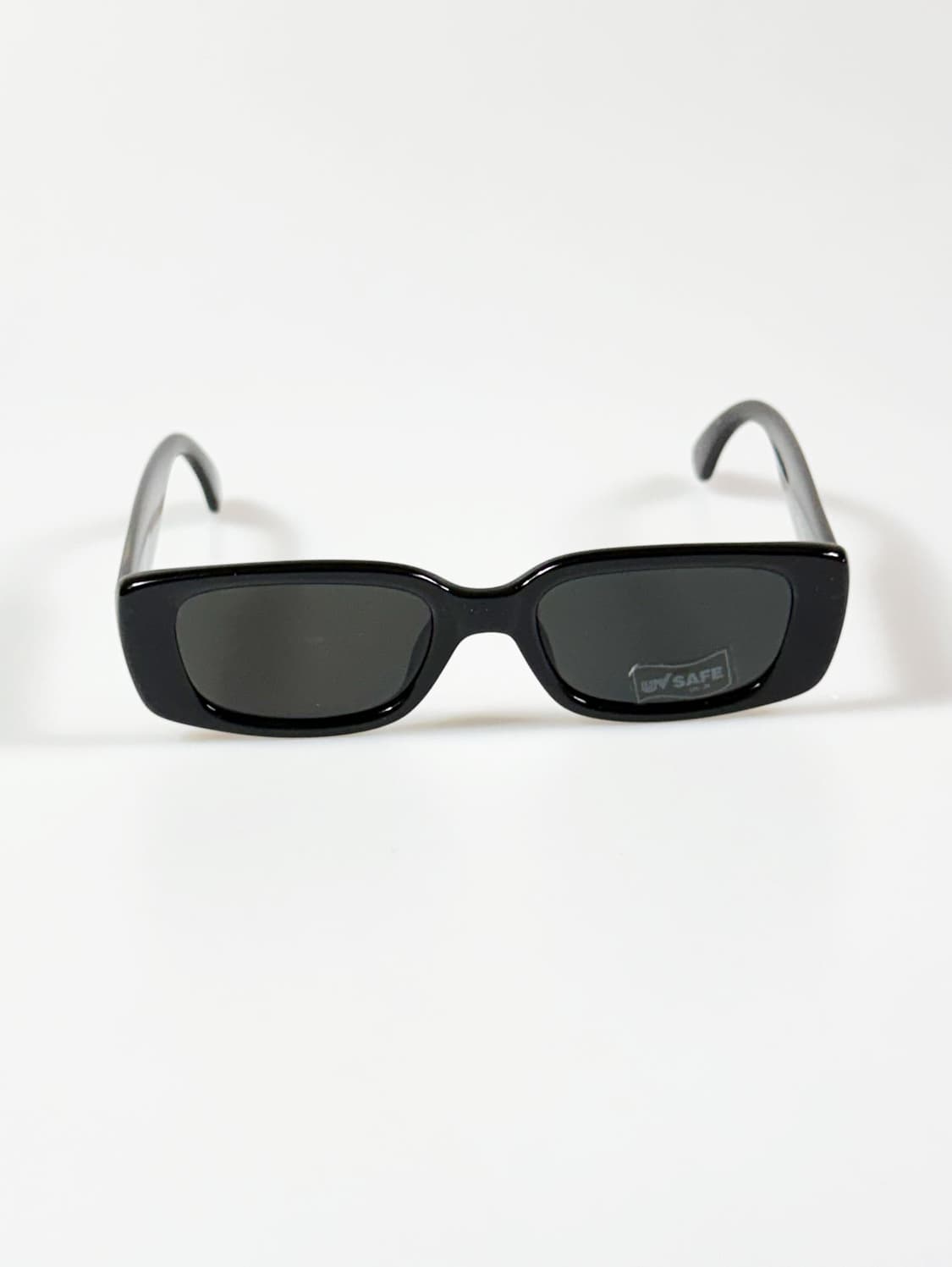 BELCANTO 블랙 볼드 스퀘어 프레임 빈티지 선글라스 상품이미지1