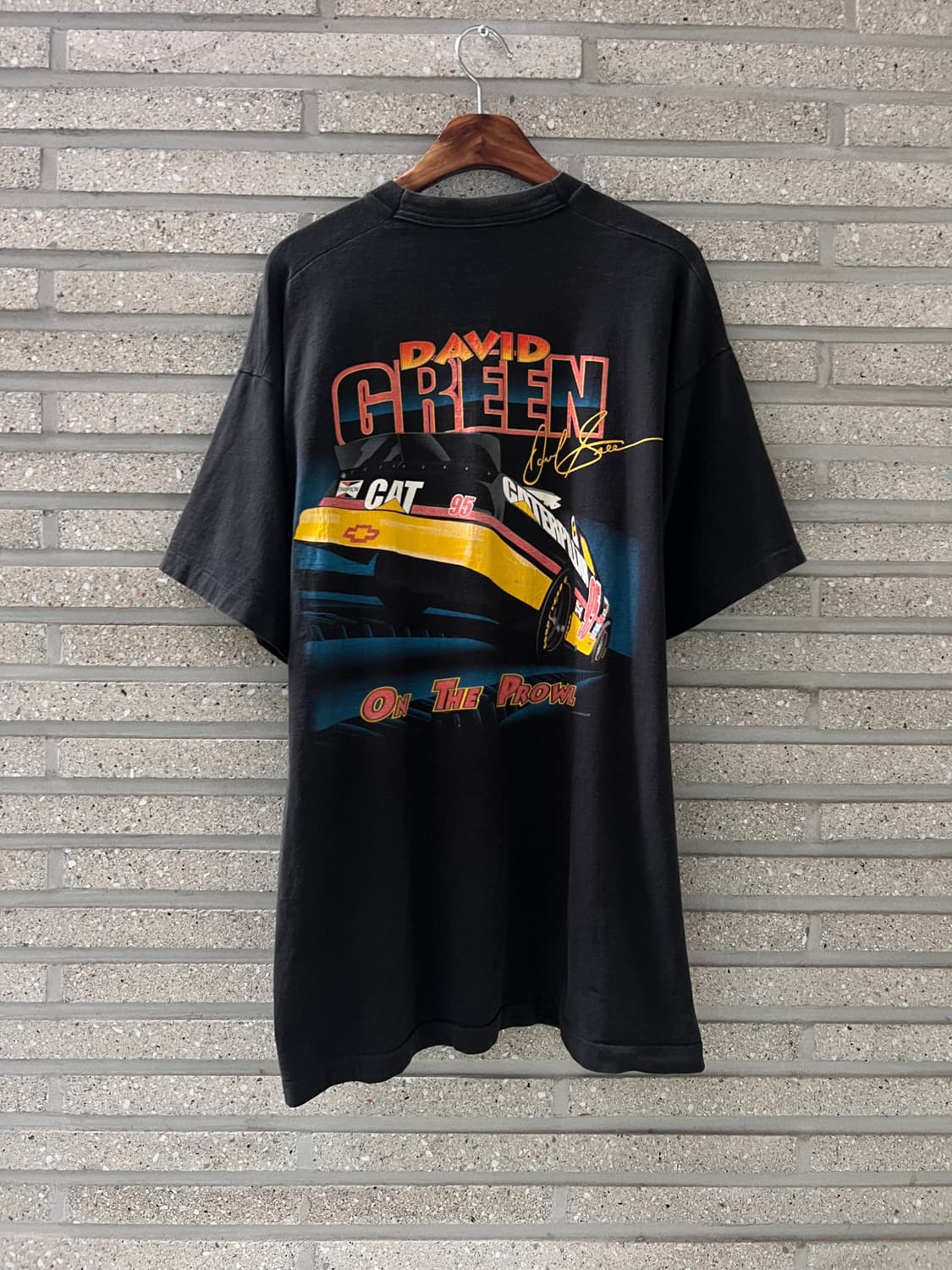 [2XL]90's Made in USA CAT 레이싱 싱글스티치 티셔츠 상품이미지7