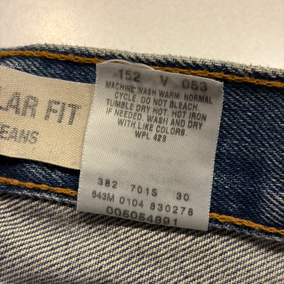 [34x32] 리바이스 505 레귤러 데님 팬츠 청바지 C895 상품이미지8