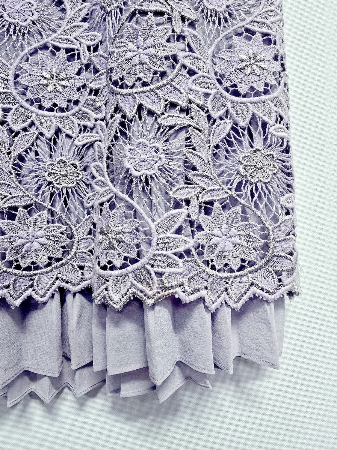 오즈세컨 레이스 스커트 퍼플 프릴 장식 상품이미지3