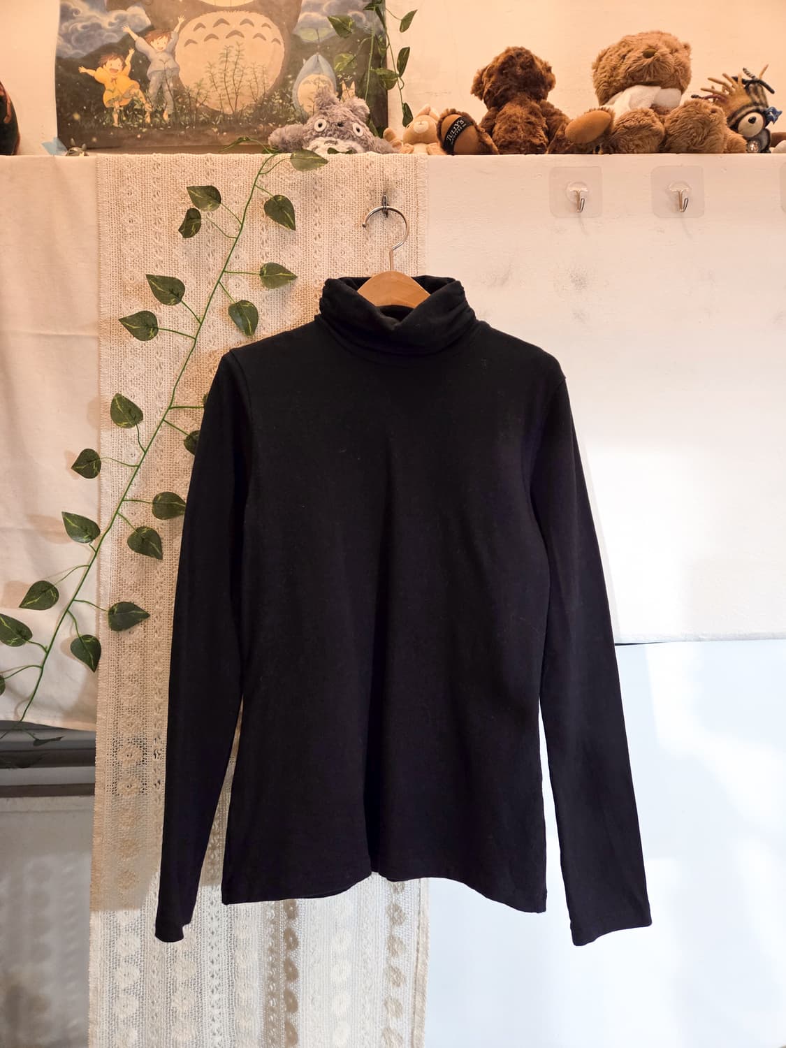 블랙 목폴라 슬리브 상품이미지1