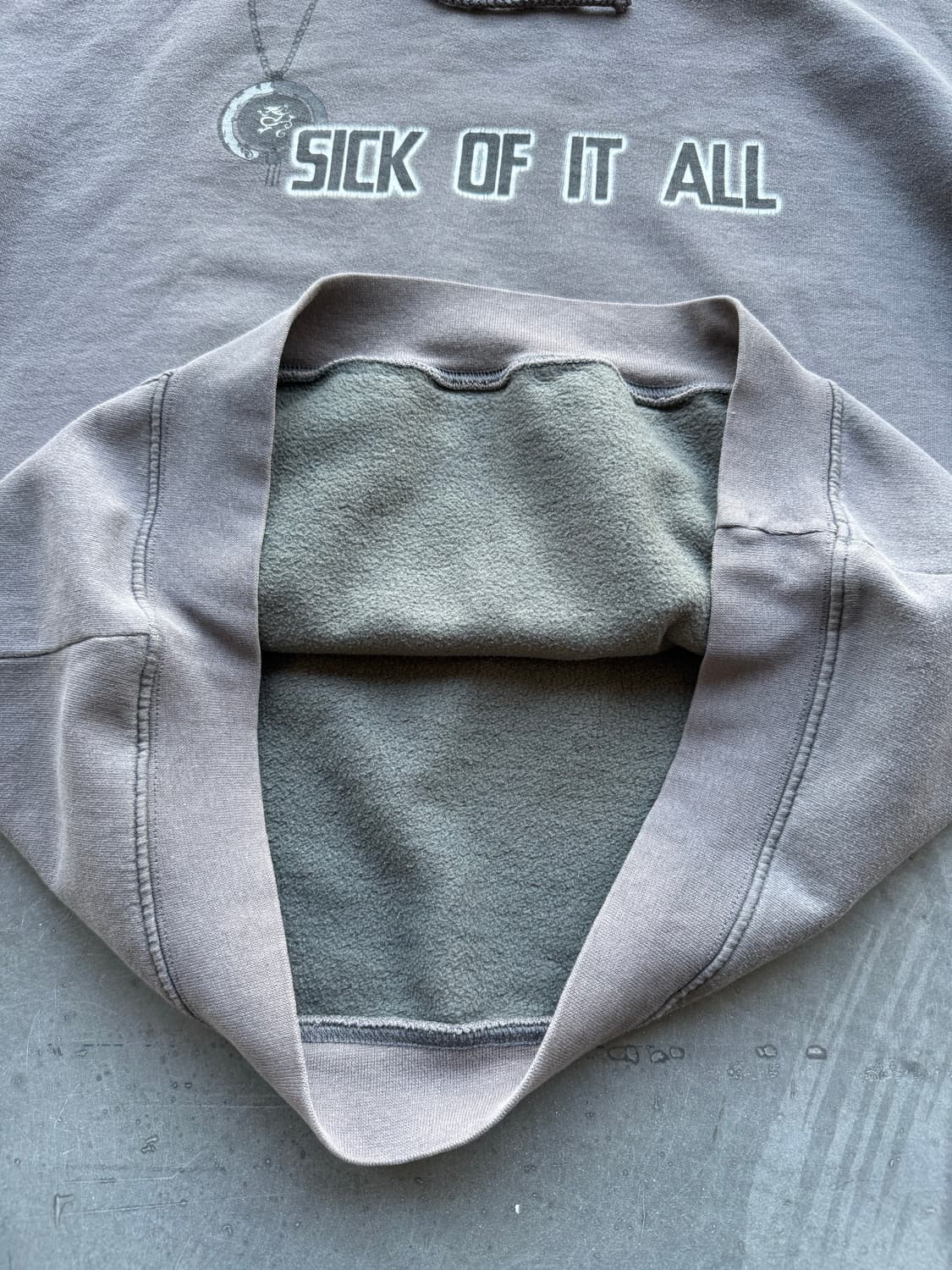 Sick Of It All 2000s 식오브잇올 빈티지 후디 상품이미지4