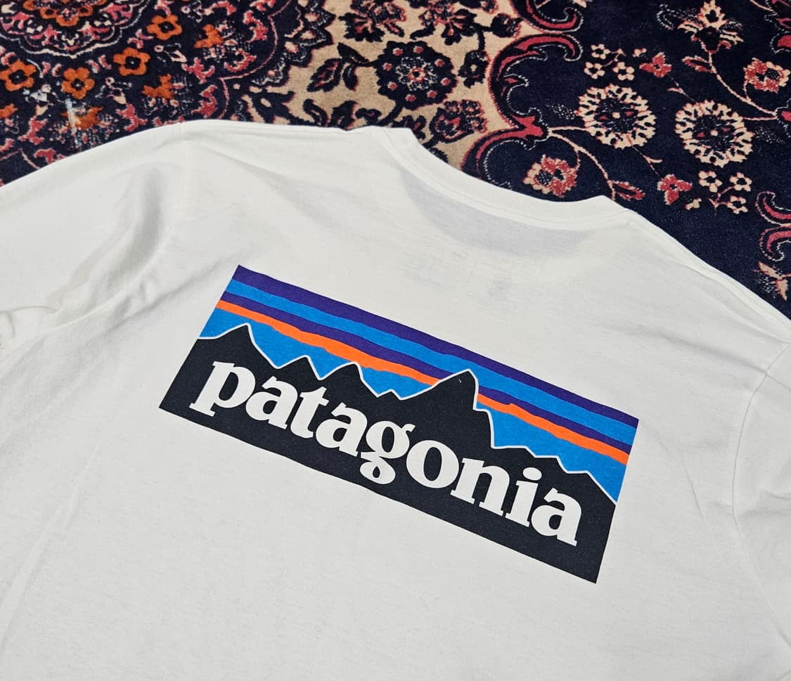 파타고니아 시그니쳐로고 롱슬리브 라운드 티셔츠 상품이미지4