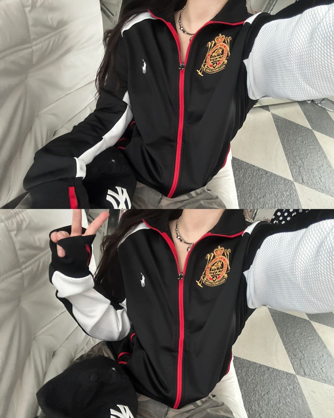 폴로 랄프로렌 빅로고 배색 트랙 자켓  상품이미지3