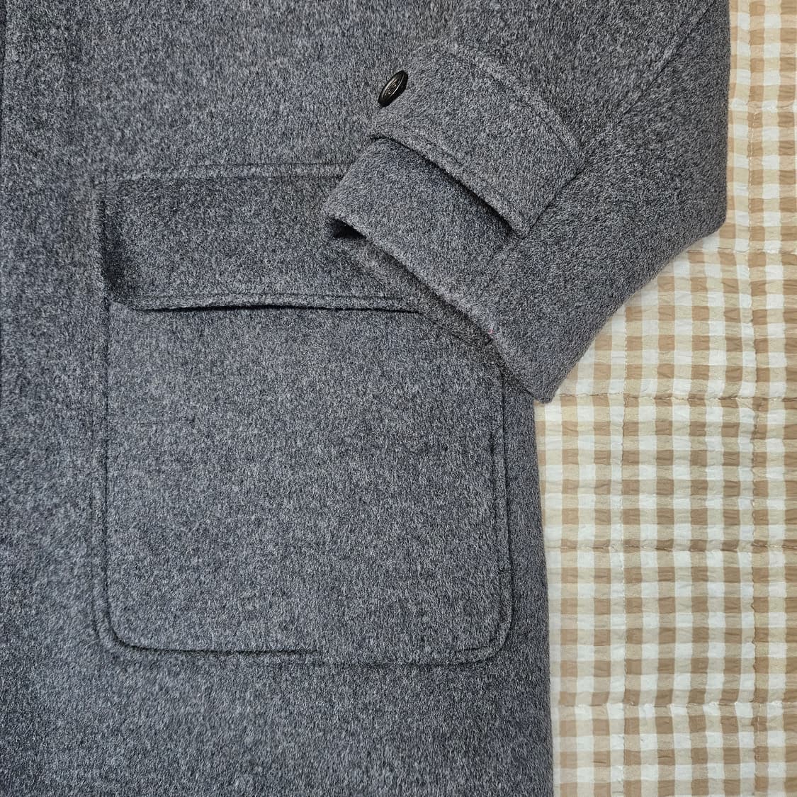 비바스튜디오 오버핏 롱 코트 남자100~105 상품이미지5