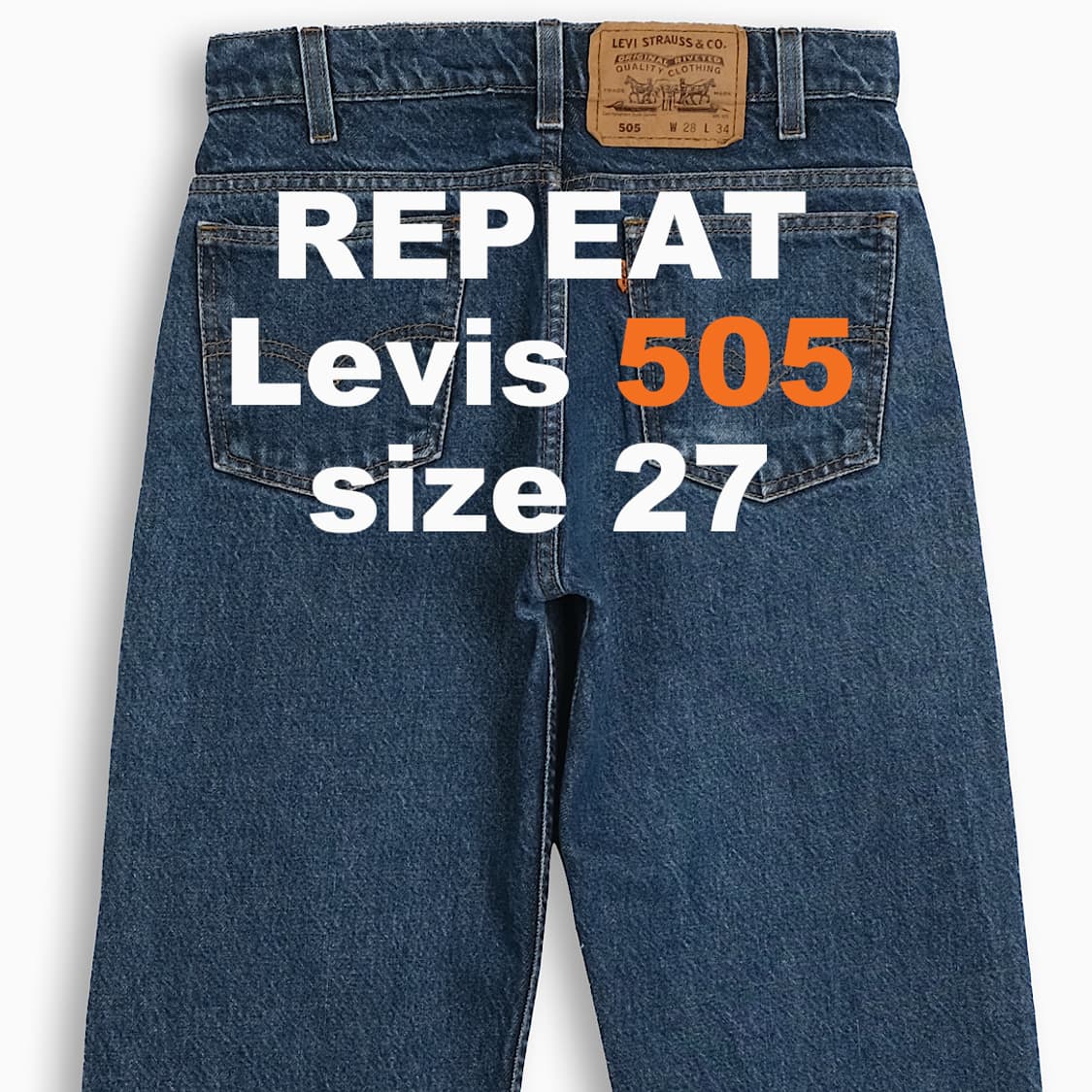리바이스 505 오렌지탭 90s 27 사이즈 OR5052916 상품이미지1