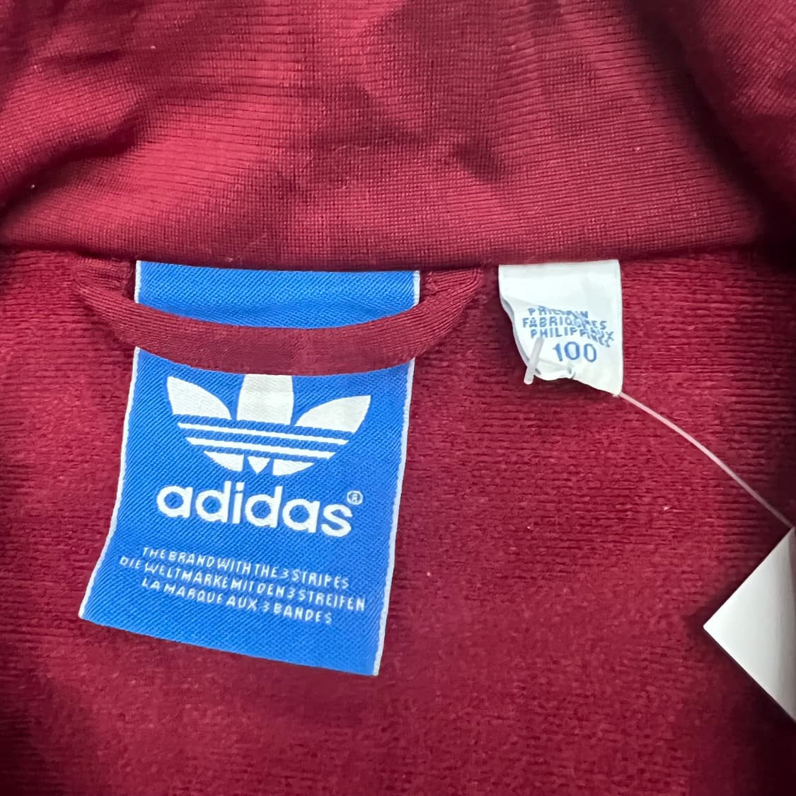 아디다드 구파이어버드 버건디 져지 100 상품이미지3