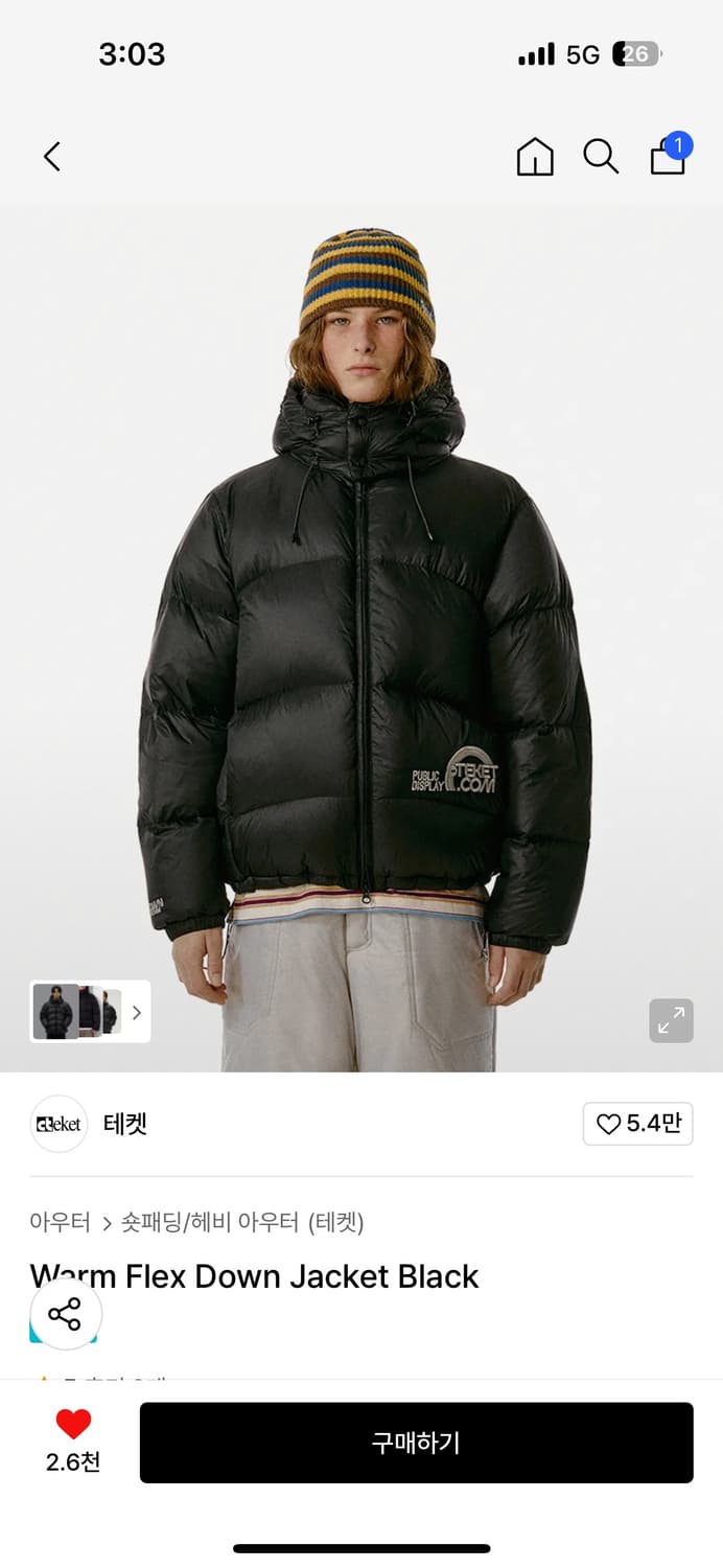 teket 패딩 구매합니다 상품이미지1