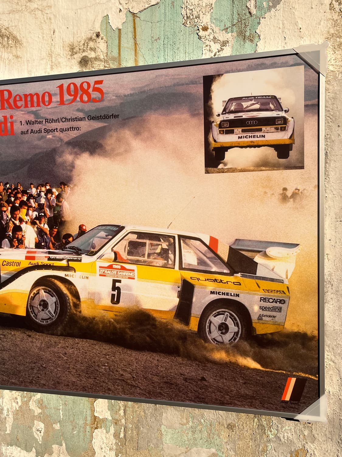 아우디 빈티지 포스터 (액자포함) 상품이미지3