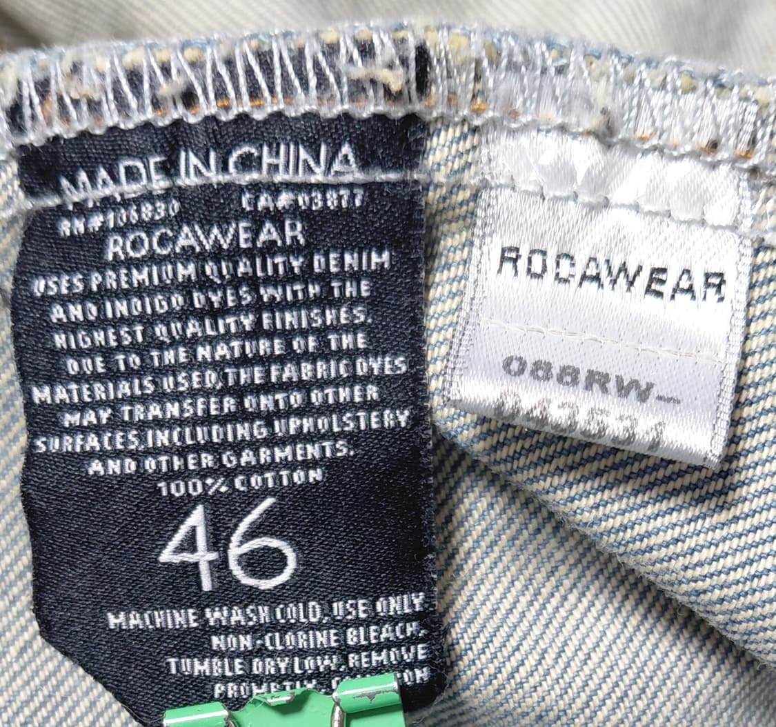 [46] 빈티지 로카웨어(Rocawear) 올드스쿨 오버사이즈 데님 자켓 상품이미지8