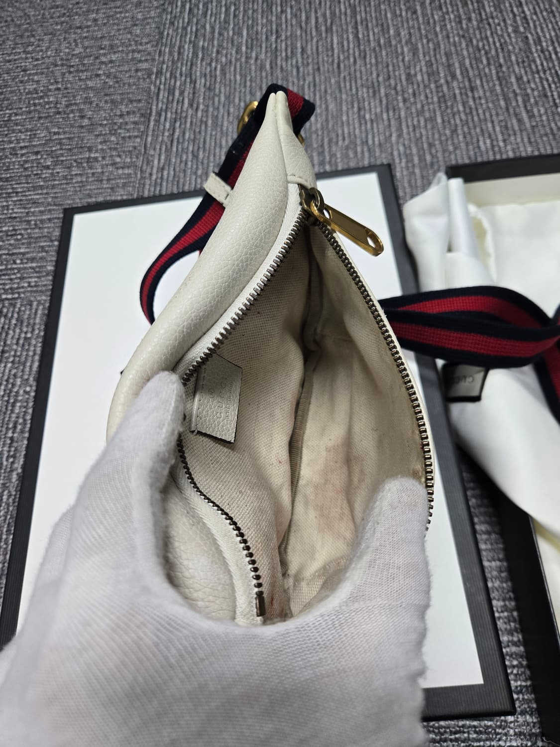 [특가][정품] 구찌 띠로고 벨트백 상품이미지6