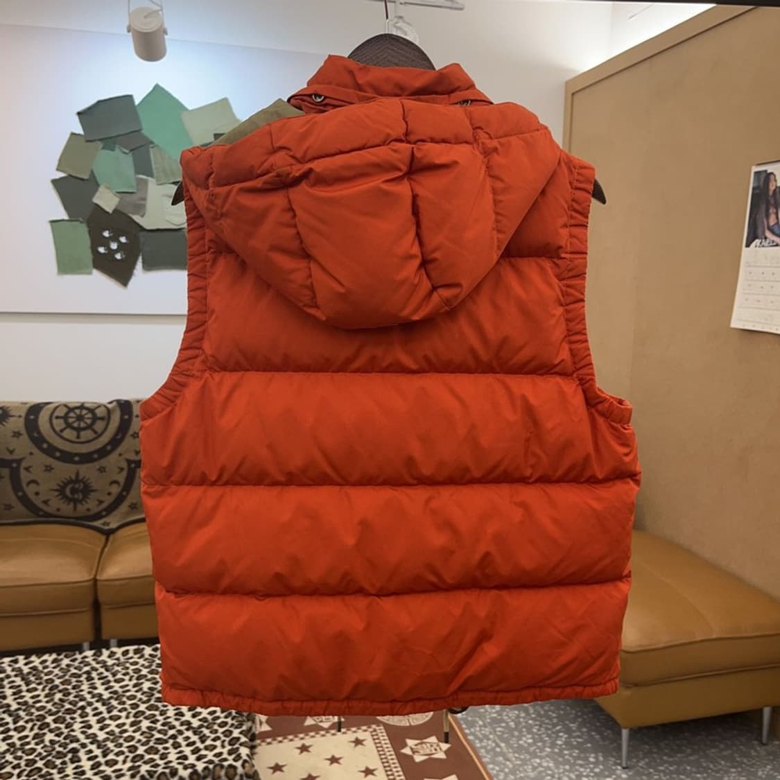폴로 랄프로렌 Y2K 레트로 오렌지 덕다운 패딩 조끼 M C09000 상품이미지4