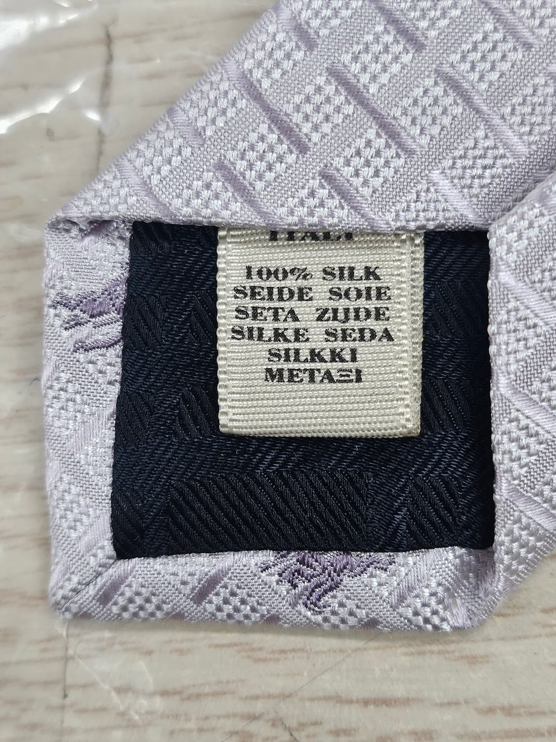 버버리 넥타이 실크 퍼플 YB28 상품이미지4