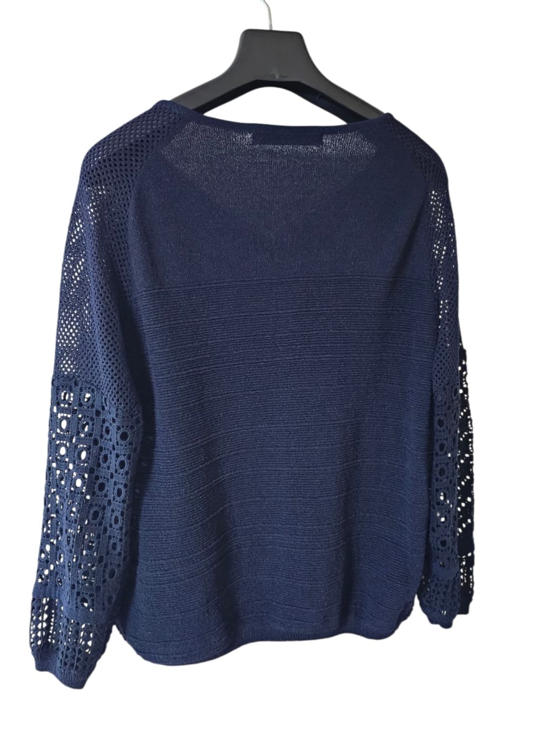 올리브데올리브 네이비 펀칭 지퍼 여성 가디건 M 상품이미지7