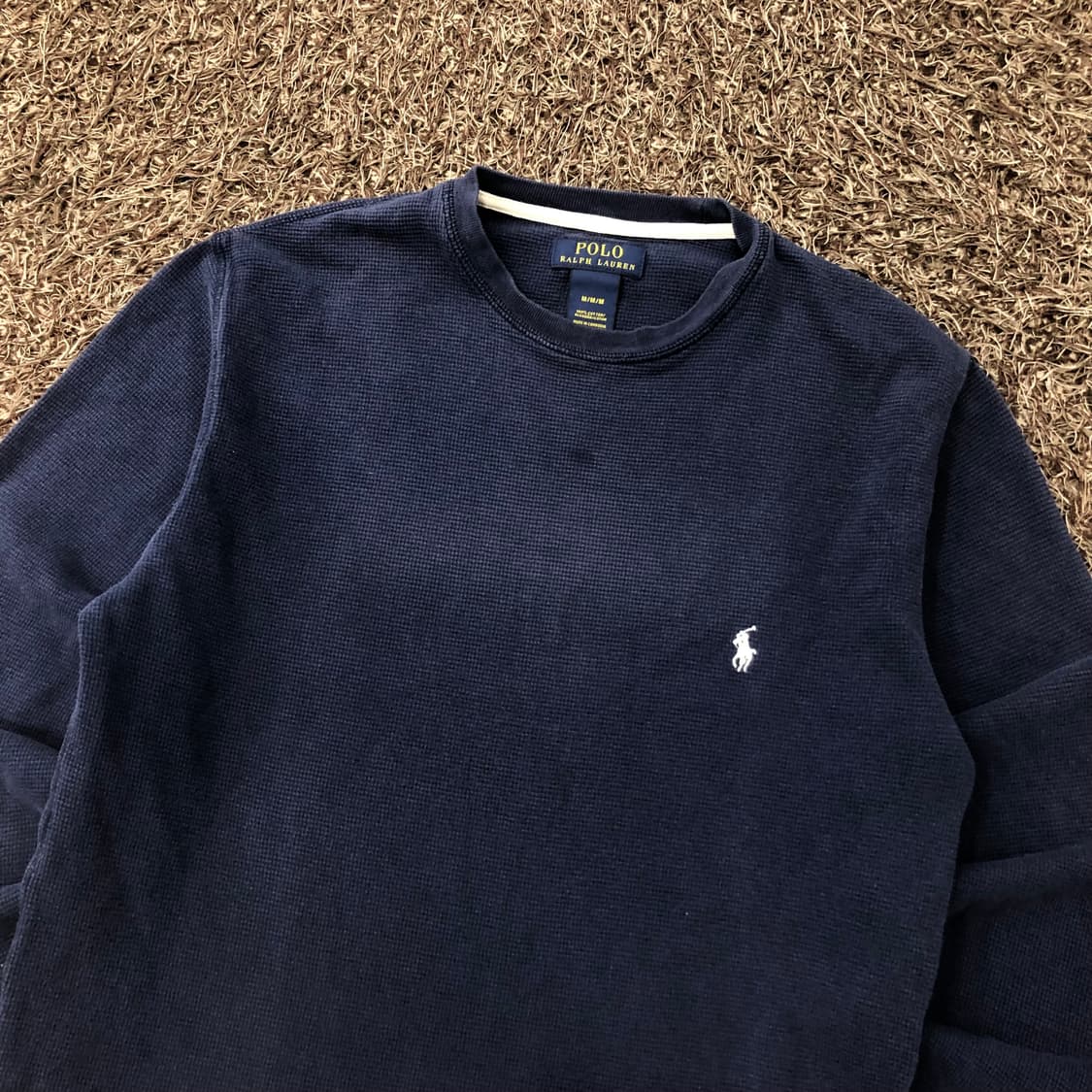 M 폴로 랄프로렌 와플 롱슬리브 긴팔티 상품이미지3