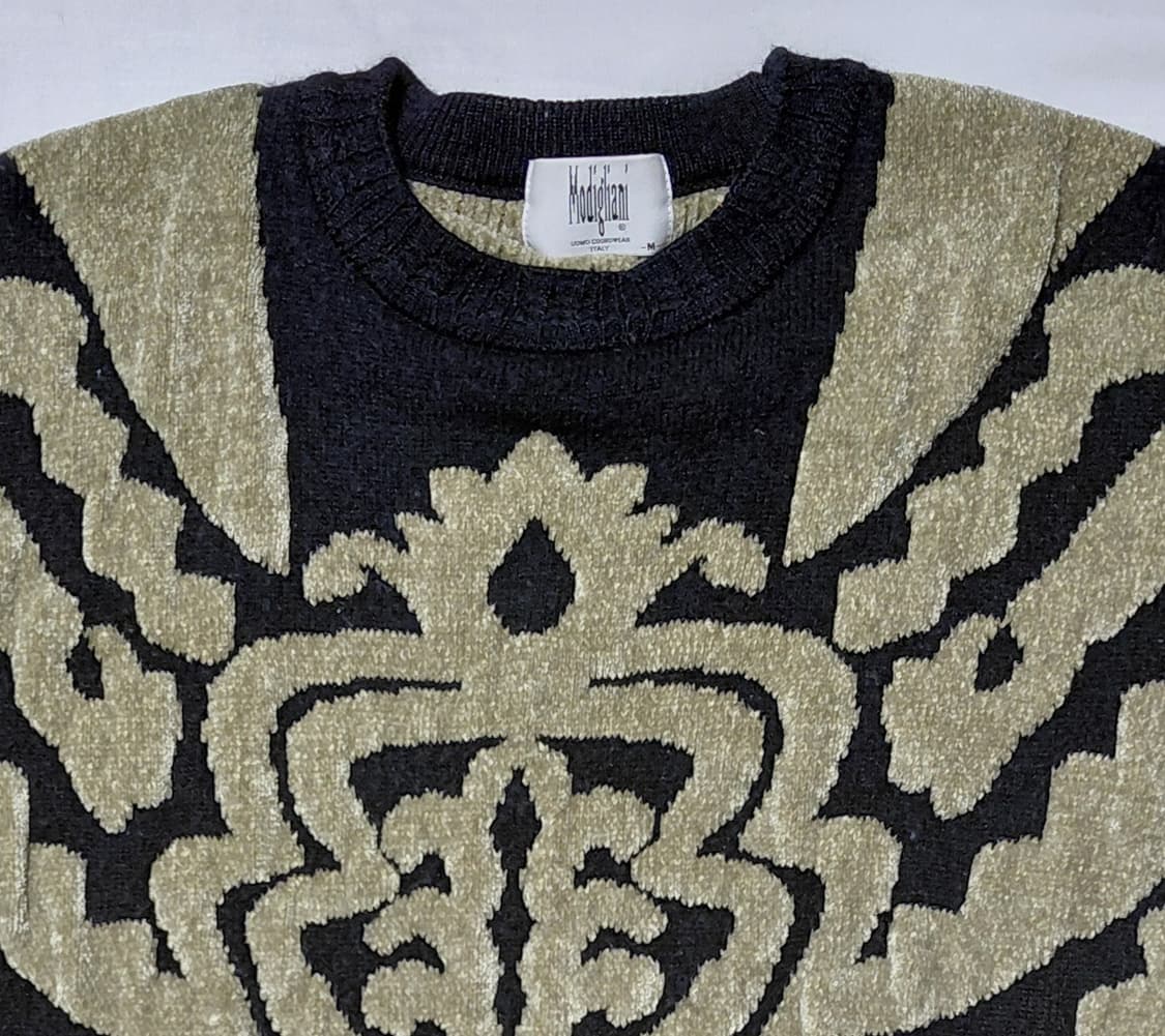 [Rare] 이탈리아 모딜리아니(Modigliani) 입체 패턴 울니트 상품이미지2