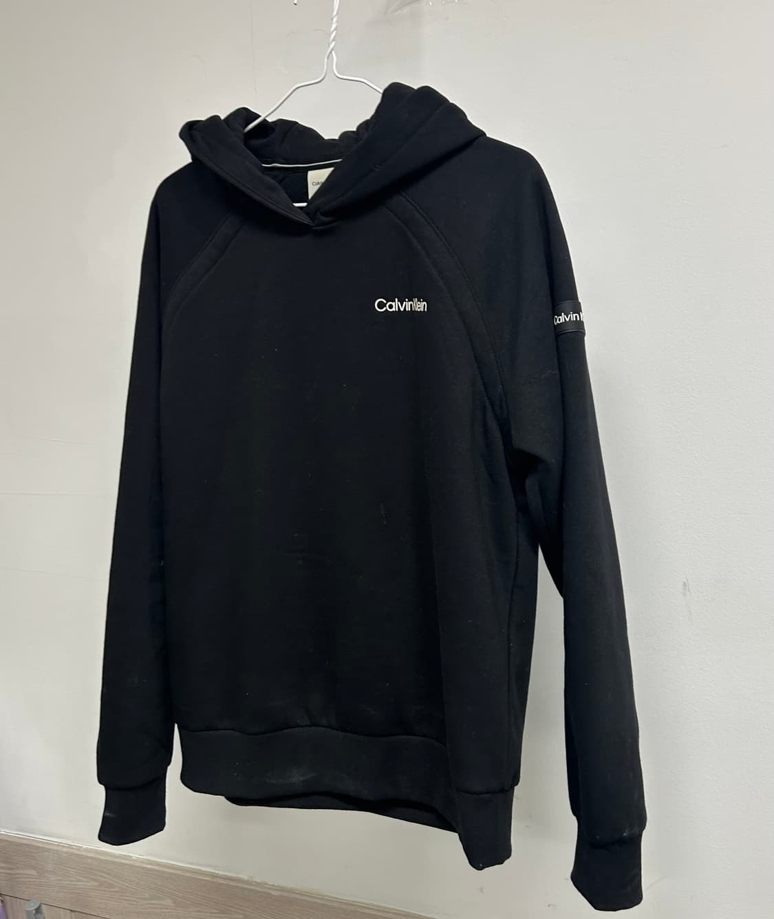 캘빈클라인 블랙 후드 트레이닝 세트 상품이미지4