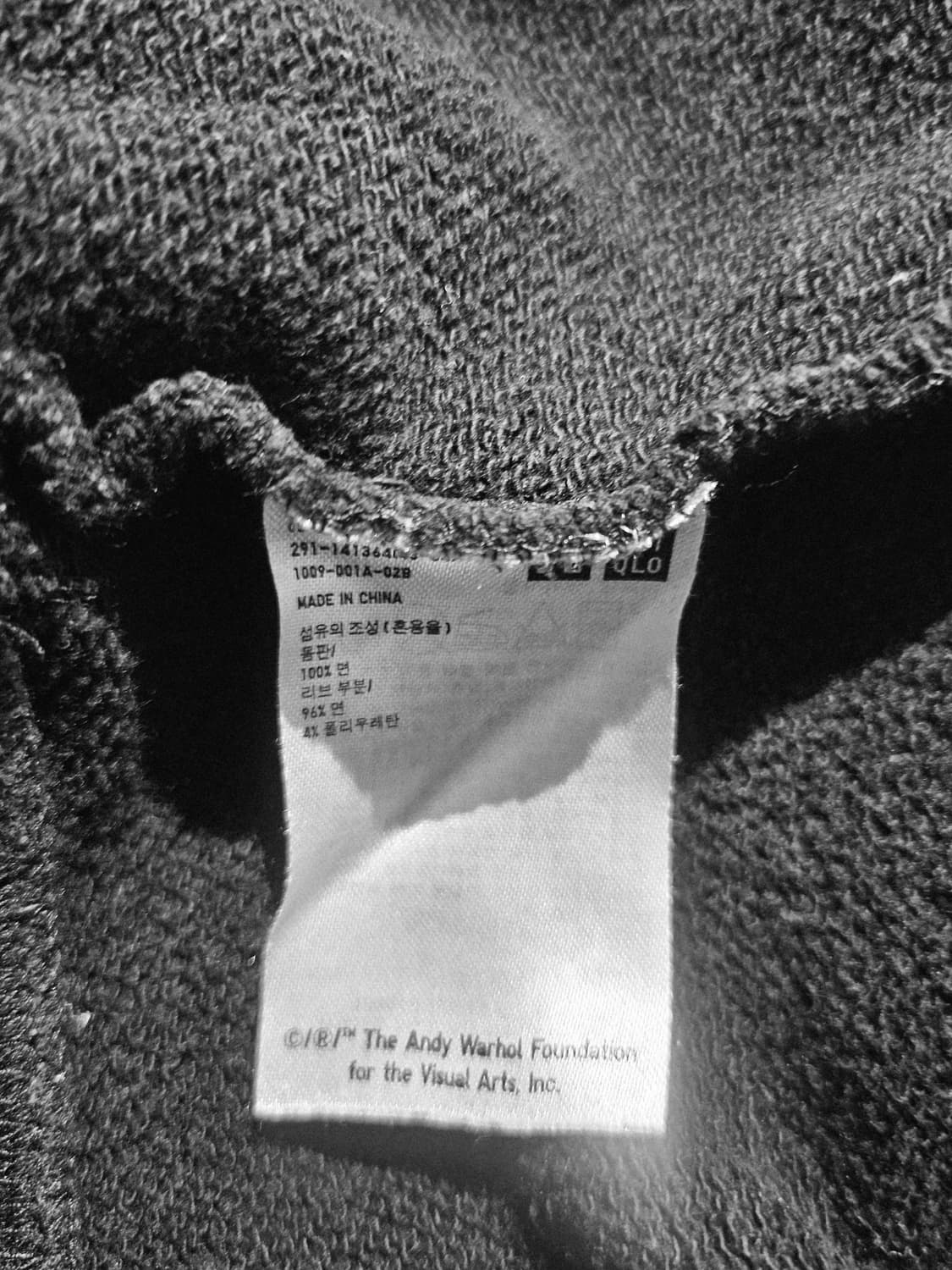 1980레어 빈티지 앤디워홀 맨투맨 원피스 SPRZ NY 팝아트 롱맨투맨 상품이미지8