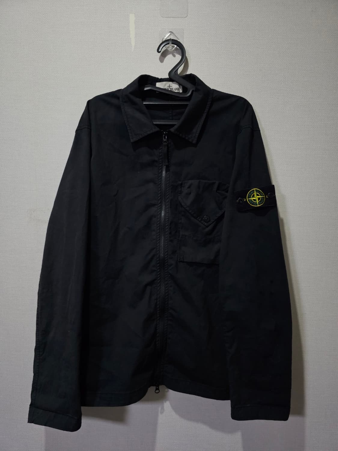 정품 23FW 스톤아일랜드 스트레치 코튼 오버셔츠 100 / L 상품이미지1