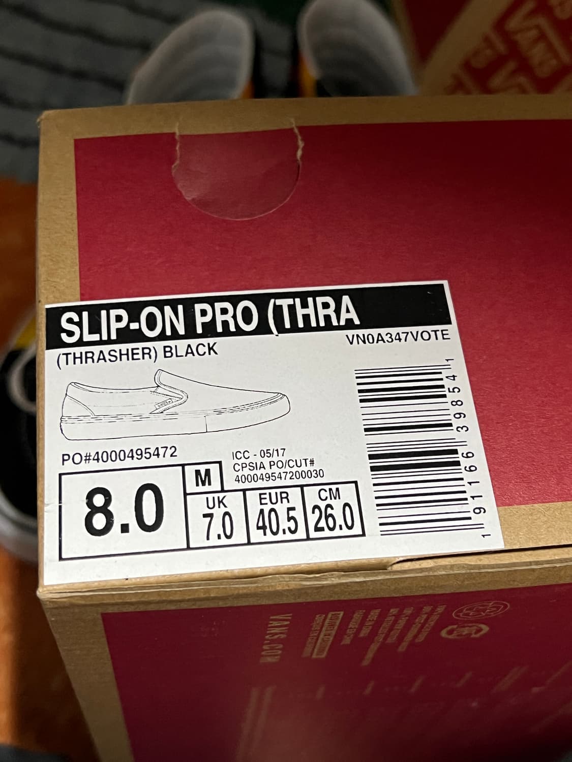 반스 x 쓰레셔 슬립온 상품이미지2