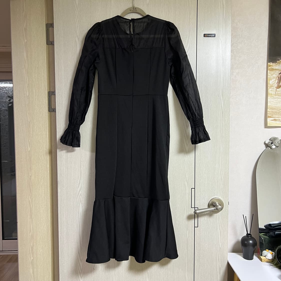 연말룩 시스루 원피스 상품이미지6