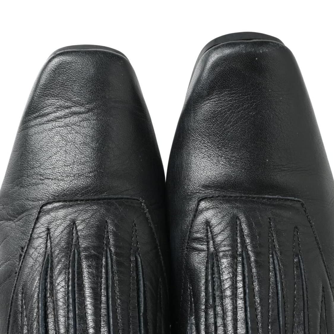 요지 야마모토 와이즈 컴퍼니 가죽 플랫슈즈 상품이미지7