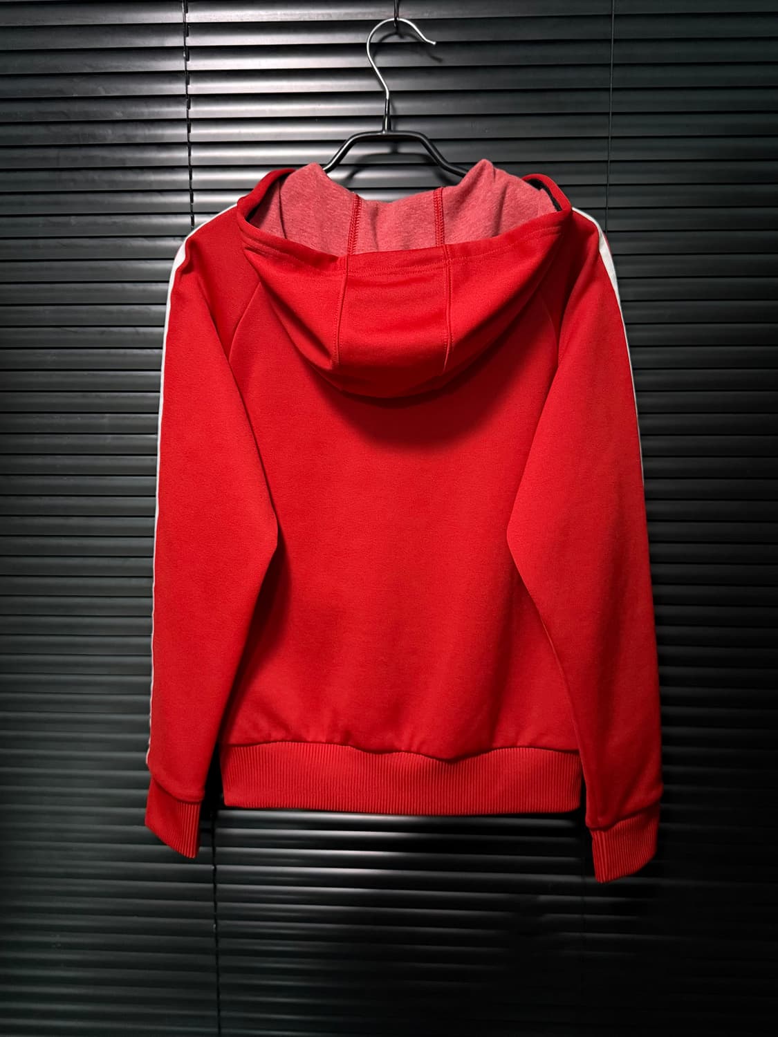 아디다스 후드 후디 져지 저지 트랙탑 집업 레드 빨강 95 M 파이어버드 상품이미지5