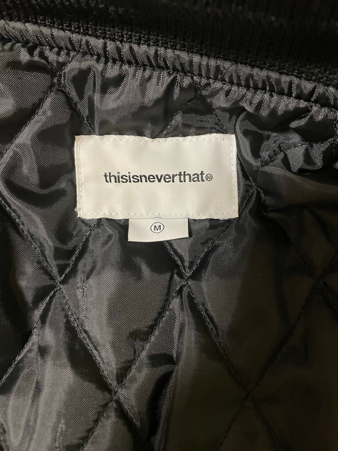 디스이즈네버댓 울트라스 바시티 자켓 블랙 m 상품이미지4