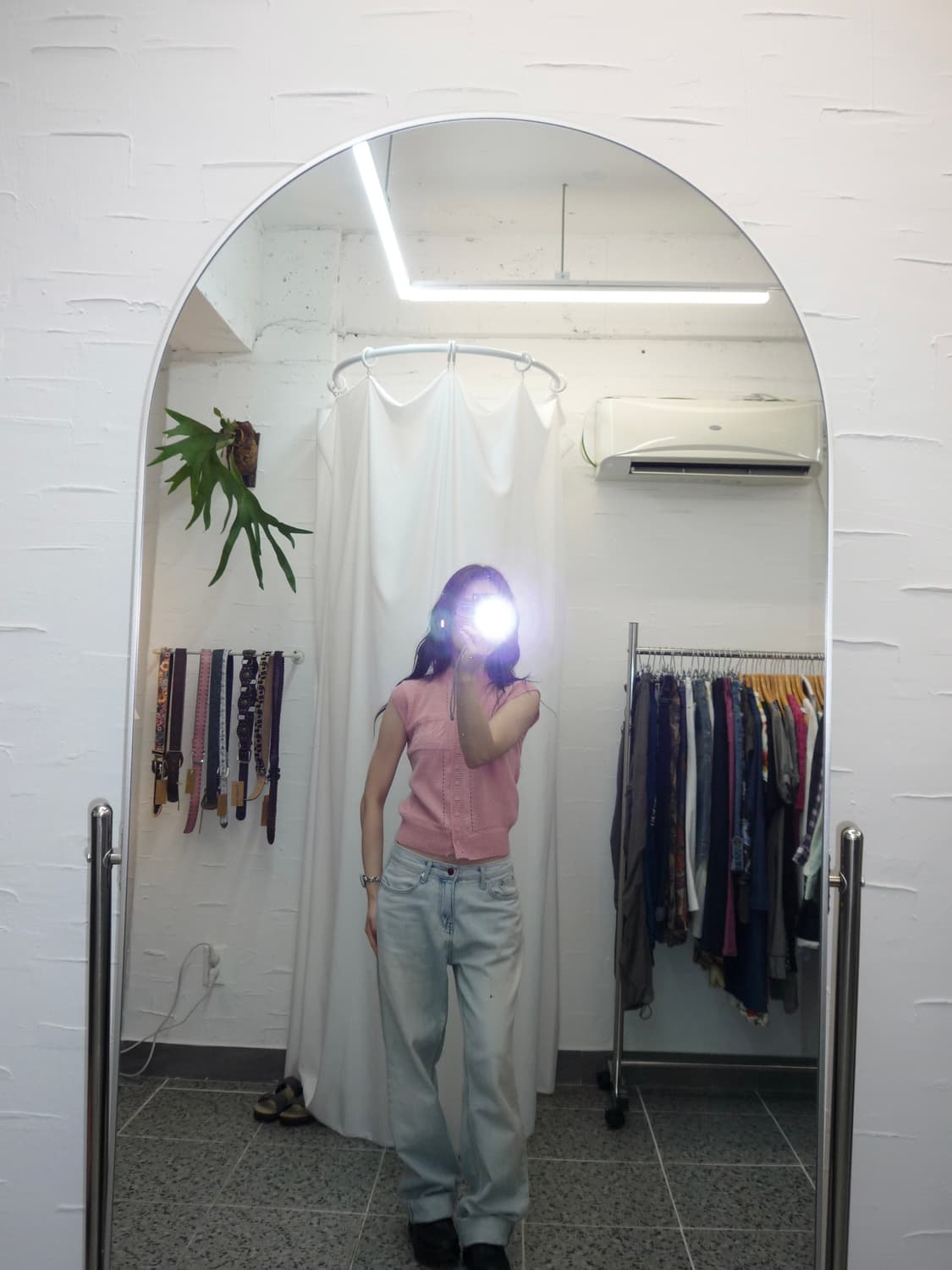 Pink choral knit 상품이미지5