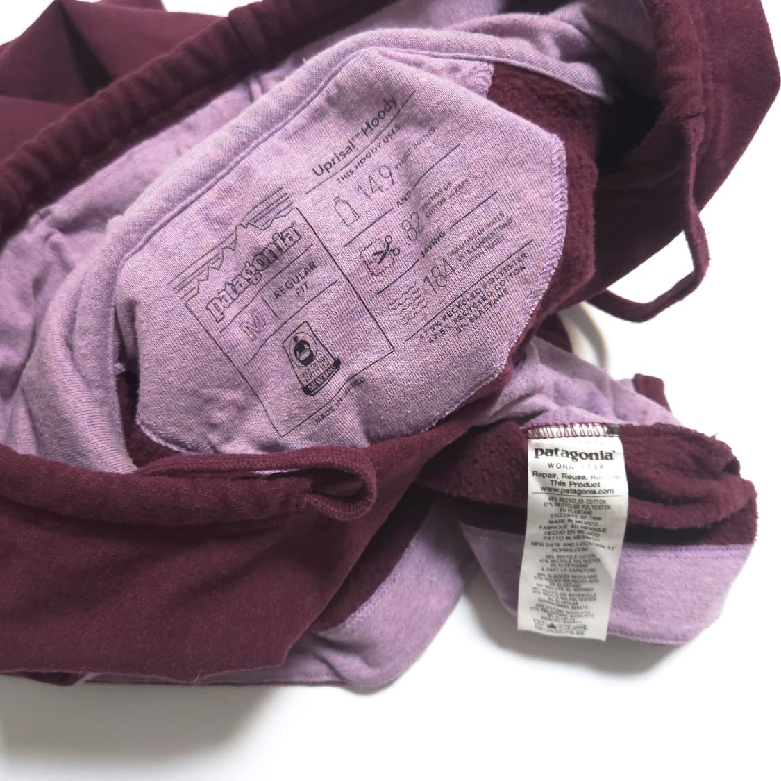 파타고니아 우먼 피츠로이 베어 후드 티셔츠 라이트발사믹 상품이미지6