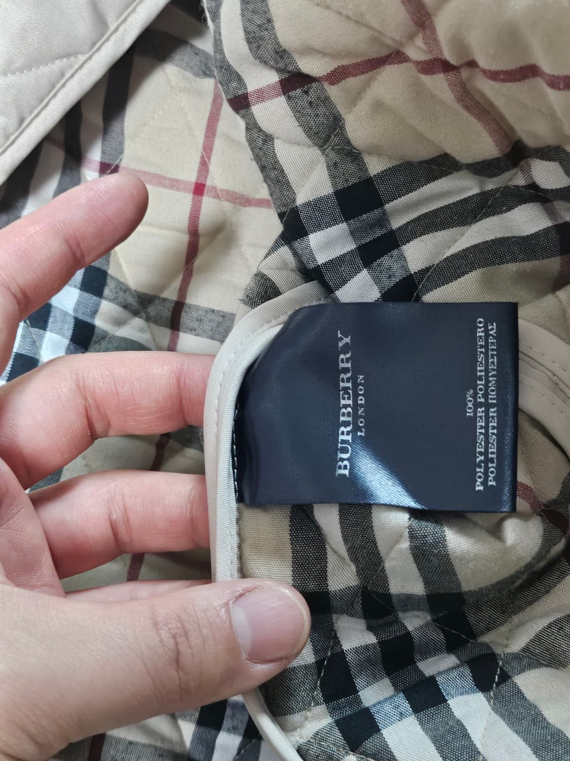 Burberry 퀼팅 자켓 아이보리 상품이미지6