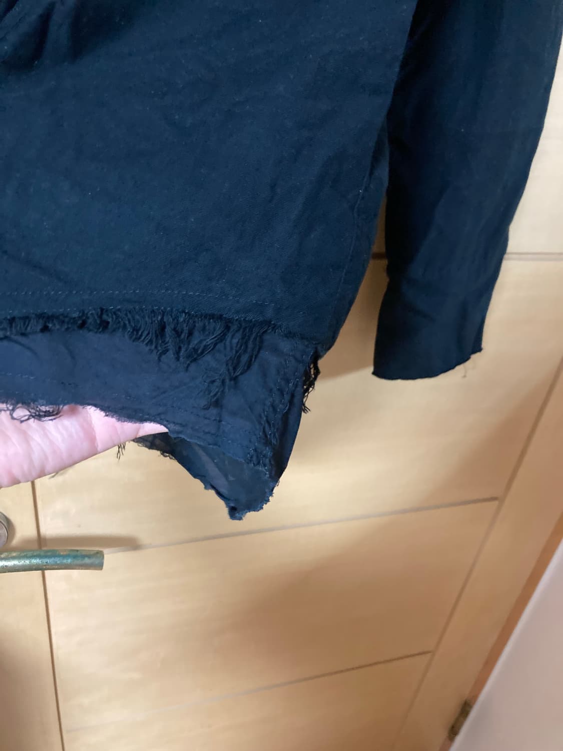 안드레아 야콥 더블 레이어드 후드 자켓 xl 상품이미지3
