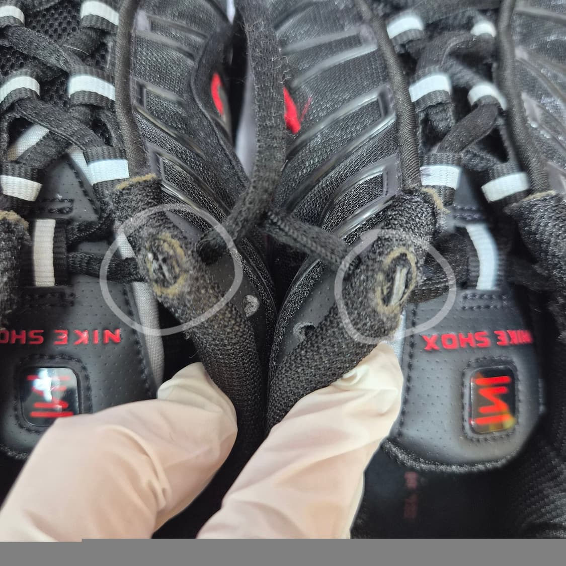 나이키 샥스 TL 블랙 유니버시티 레드 (265) 상품이미지9