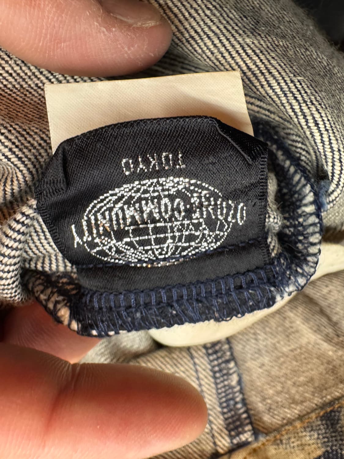 Ozone 빈티지 페인팅 데님스커트 상품이미지6