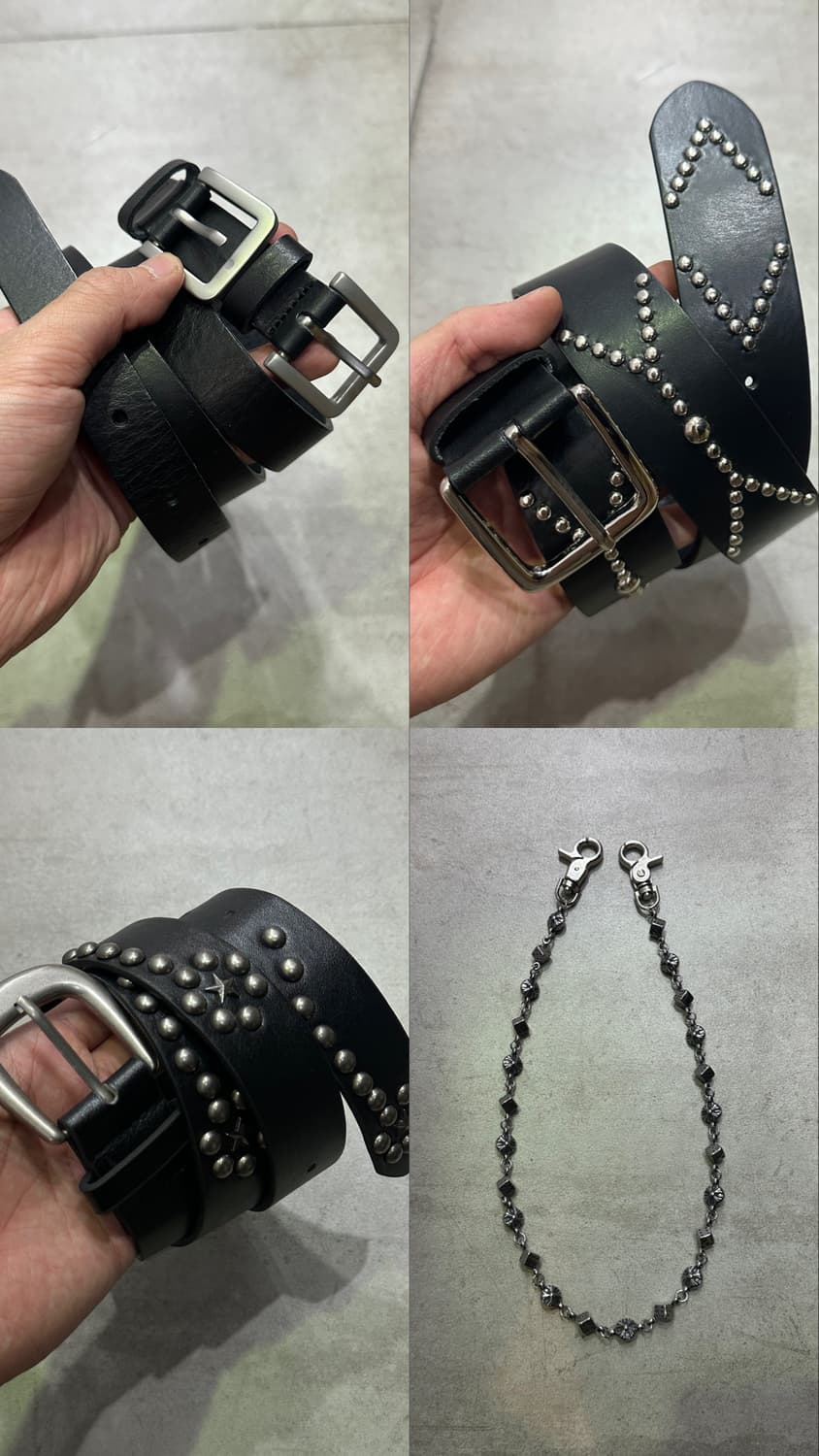 Y stud belt - 와이 스터드 벨트 상품이미지4