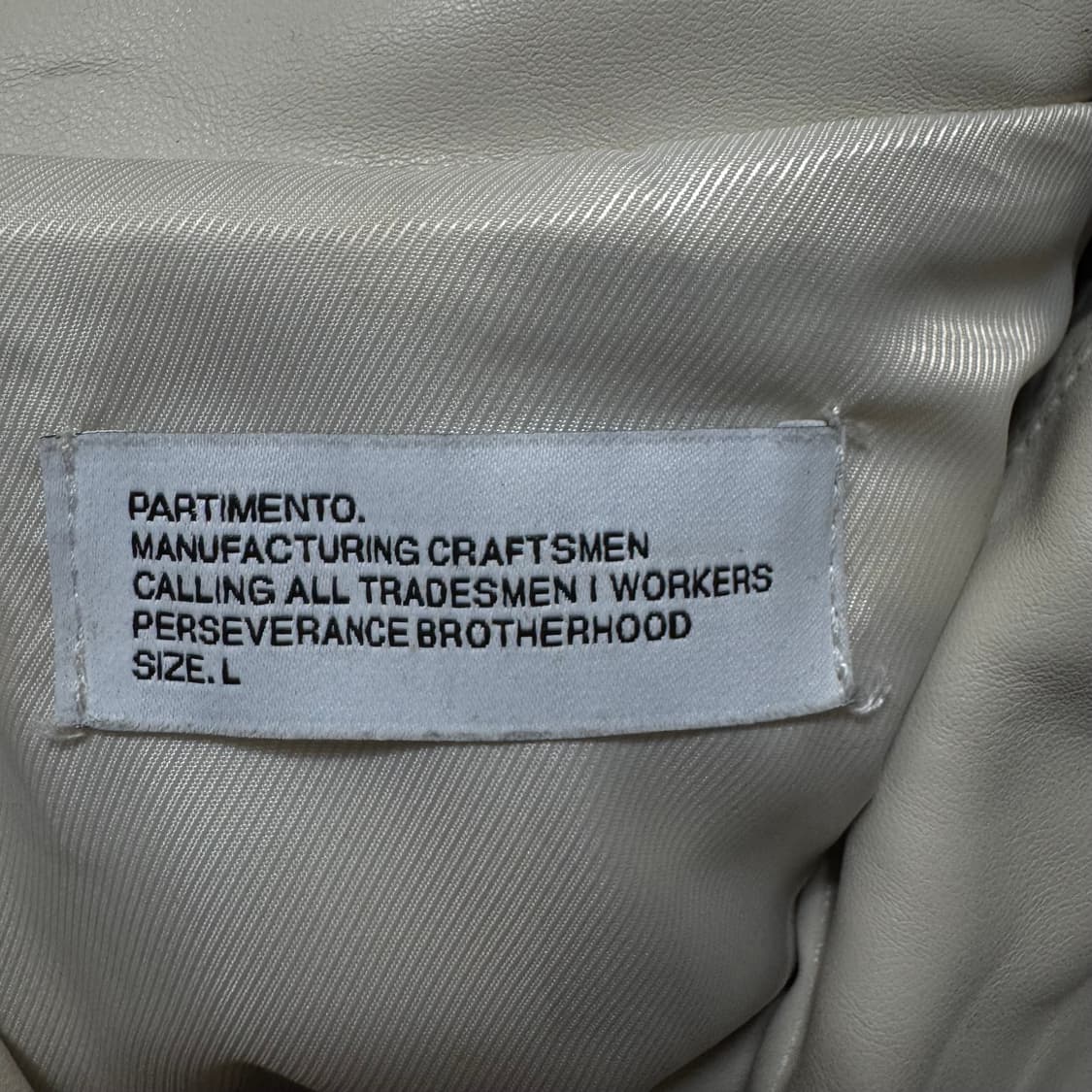 파르티멘토 레더 가죽자켓 상품이미지4