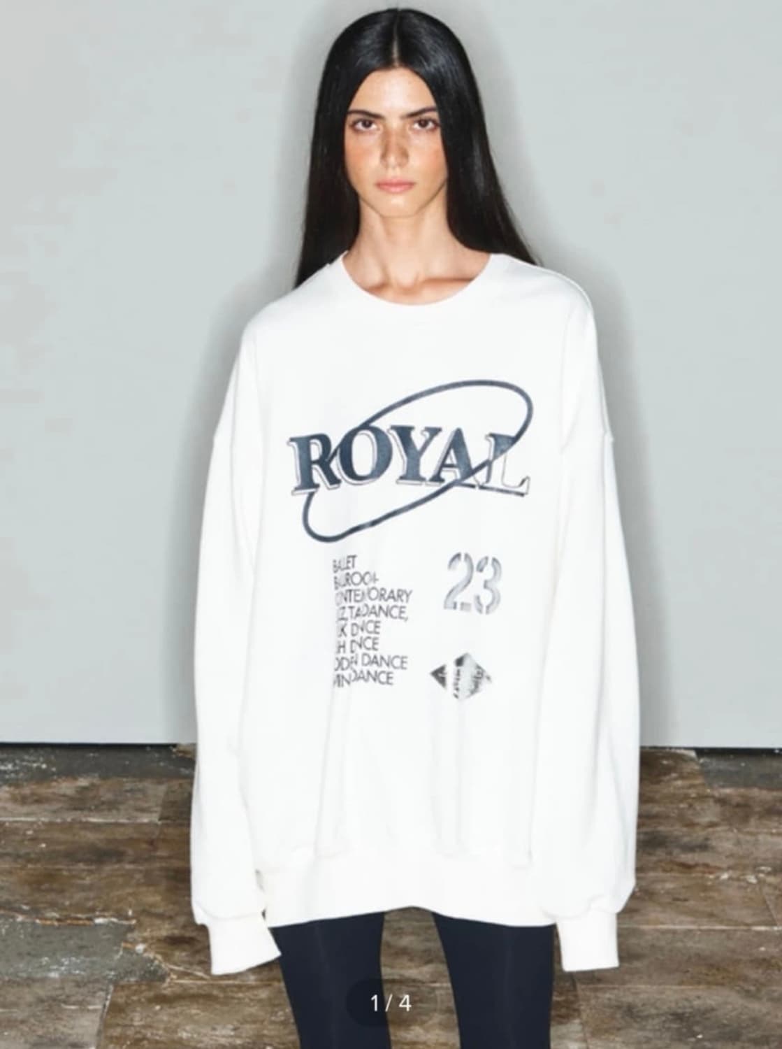 OPEN YY 로얄 레터 스웻셔츠  상품이미지1