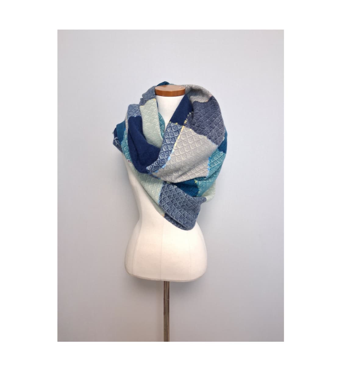 컬러블록 머플러 (새상품) 상품이미지1