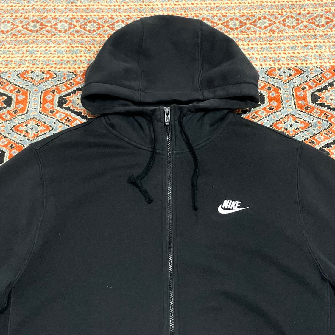 나이키 스펠로고 블랙 풀집업 기모 후드집업 여성XL 상품이미지2