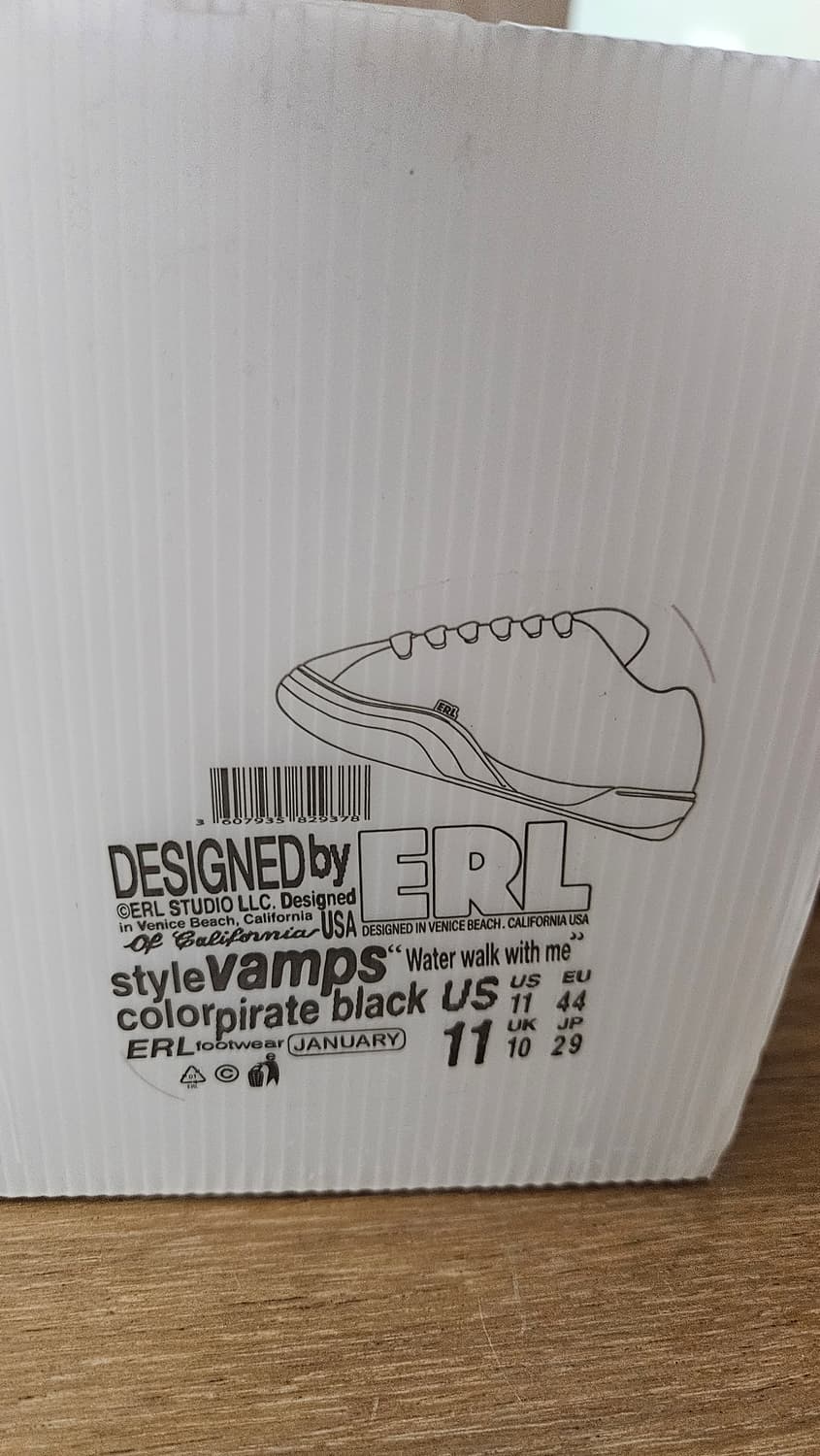 ERL VAMP 뱀프  블랙 US 11사이즈 상품이미지7