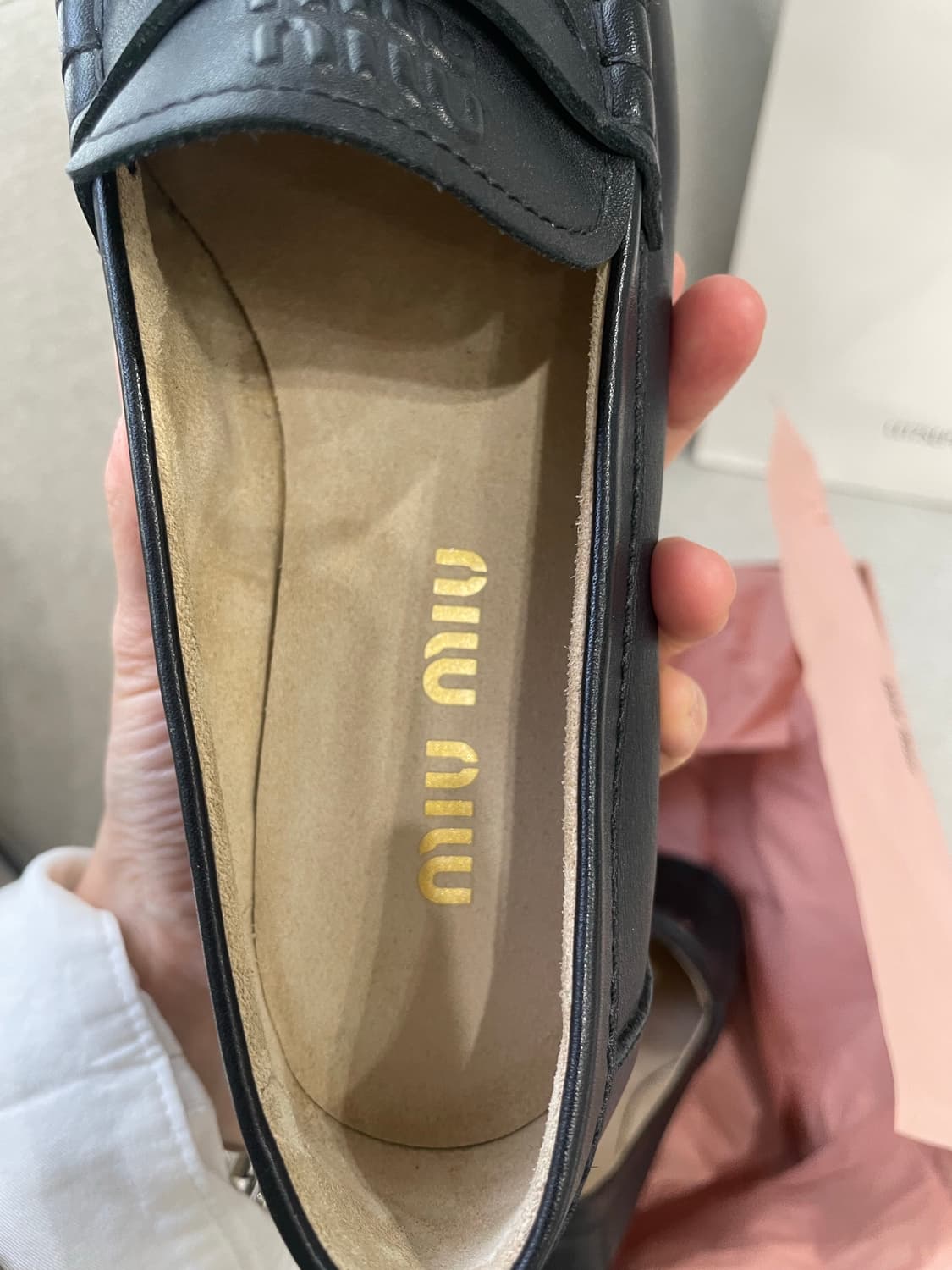 미우미우 페니로퍼 써클로고 37 상품이미지7