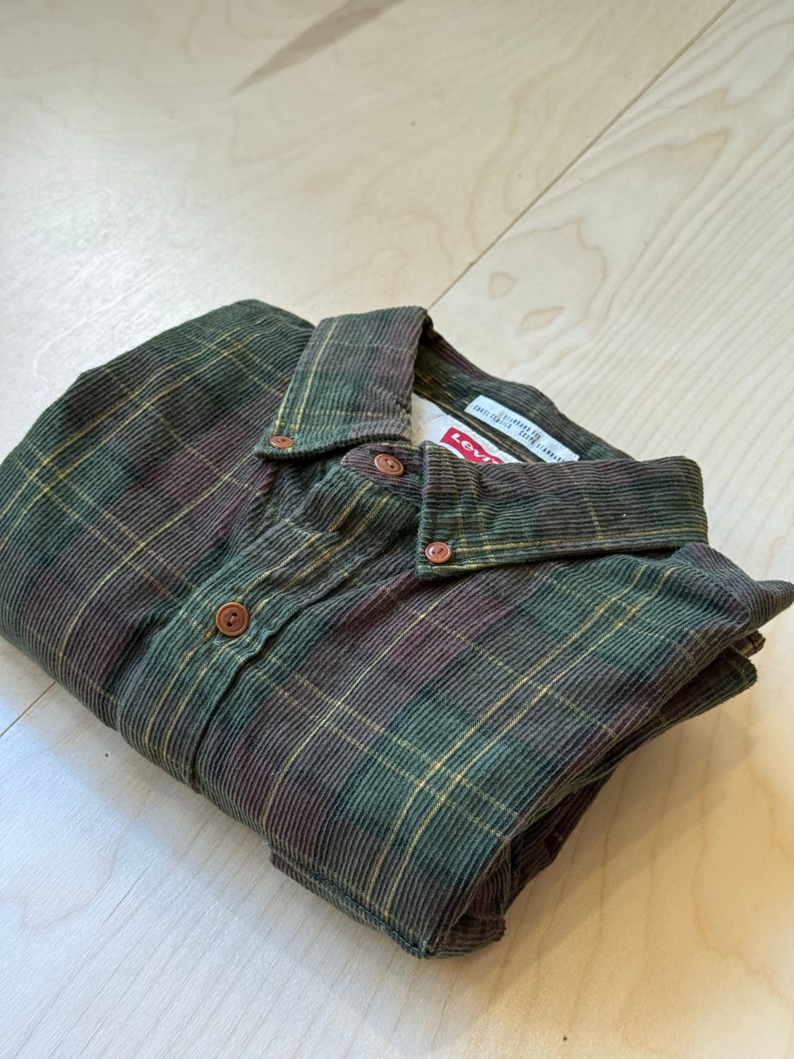 Levi’s Corduroy check Shirt 상품이미지1