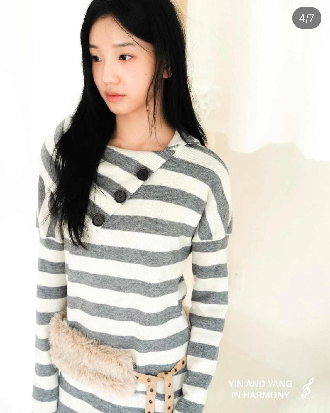 택o 인앤양인하모니 나나 터틀넥 멜란지그레이 인앤양하모니 인앤양 상품이미지4