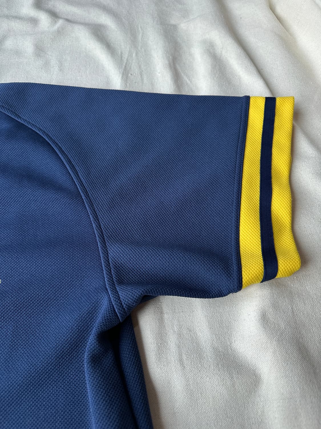 나이키 미시간 대학교 메이즈 앤 블루 웜업 반팔 셔츠 XL 상품이미지8