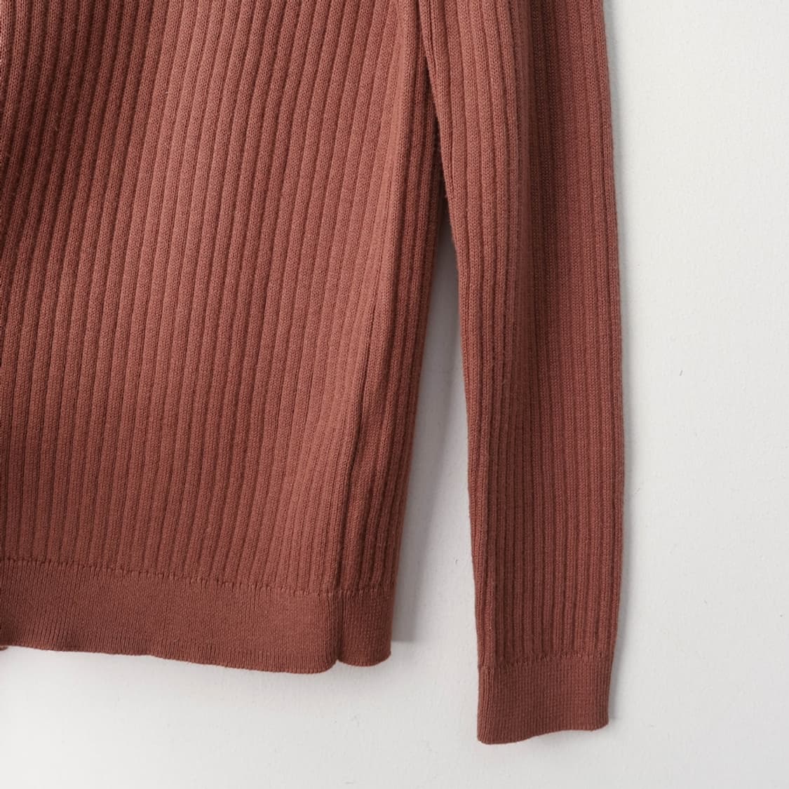 77/새상품 유니클로 코튼 캐시미어 립 니트 상품이미지5