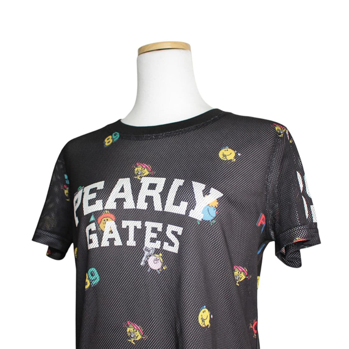 파리게이츠 블랙 메쉬 로고 티셔츠 55 상품이미지4